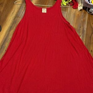 Faded Glory Sleeveless Red Dress
